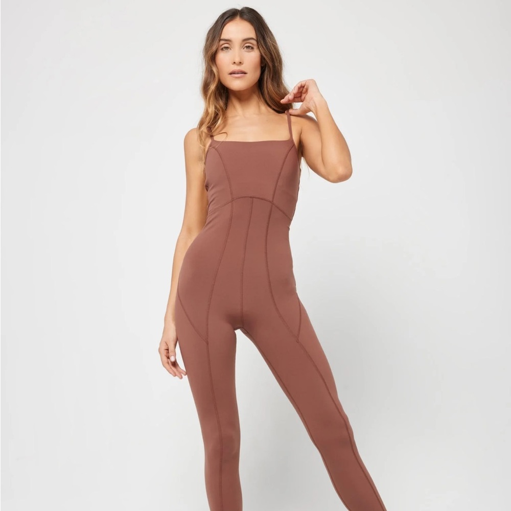 New with tags L*Space Go The Distance Jumpsuit — Cafe